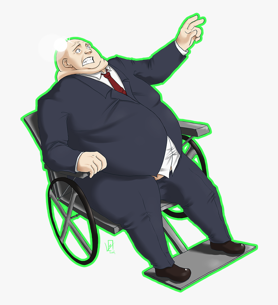Http - //i - Imgur - Com/xzkibme - Fat Professor X - Obese Person In A Wheelchair Clipart, Transparent Clipart