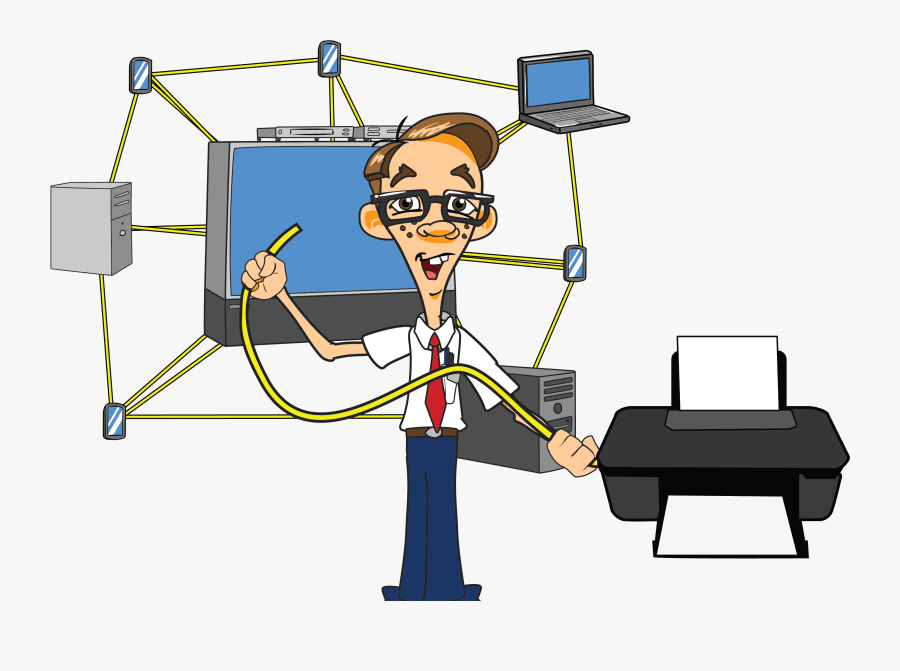 Computer Network Animation, Transparent Clipart