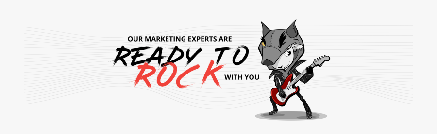 Our Marketing Experts Are Ready To Rock With You - Cartoon, Transparent Clipart
