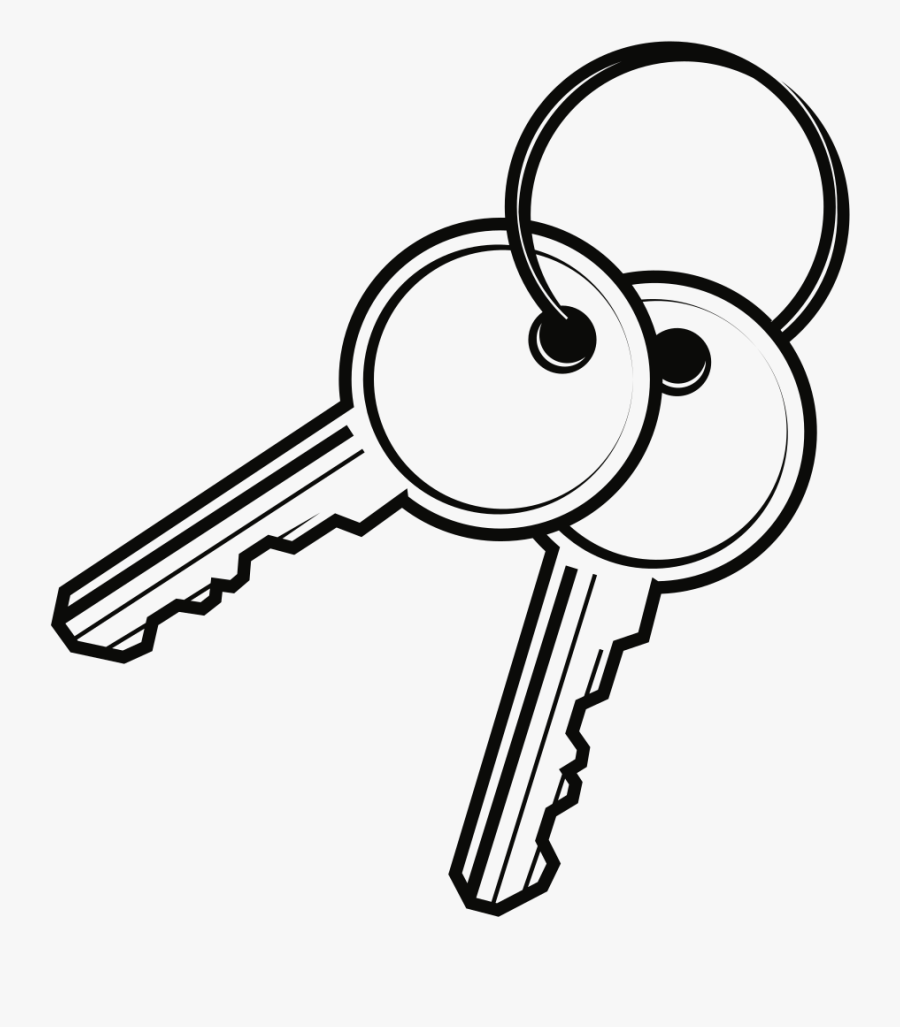 Keys - Keys On A Ring Clipart, Transparent Clipart