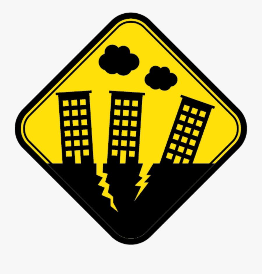 Warning System Clip Art - Earthquake Clipart Png, Transparent Clipart