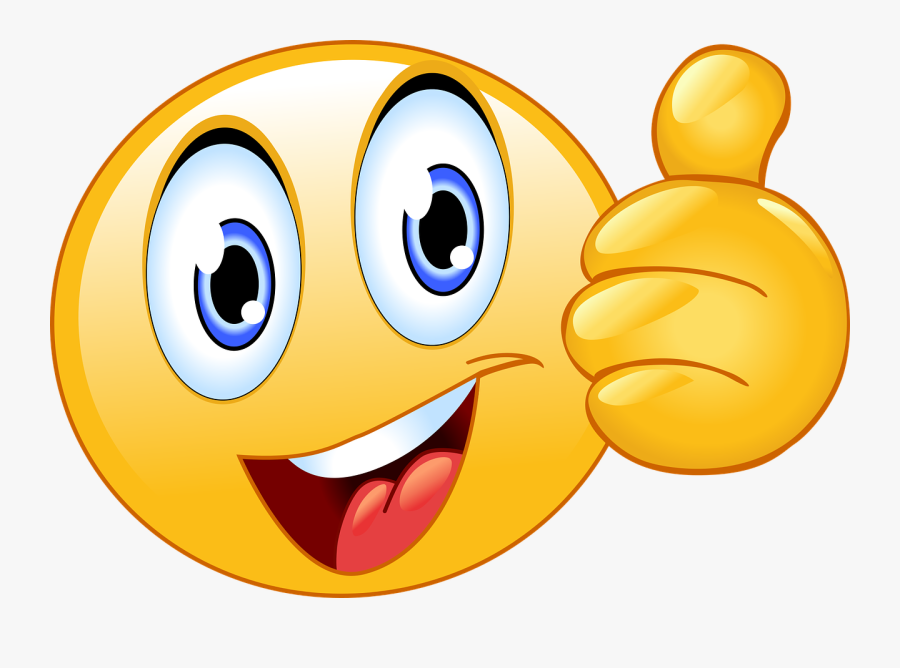 Thumbs Up, Smiley Face, Emoji, Happy, Smiley, Face - Happy Face Emoji, Transparent Clipart