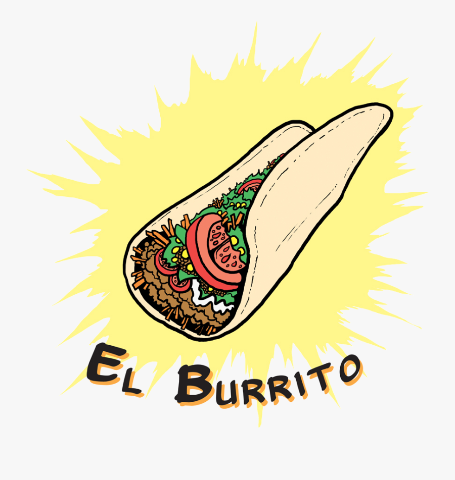 Transparent Burrito Clipart Png - Burrito Logo, Transparent Clipart