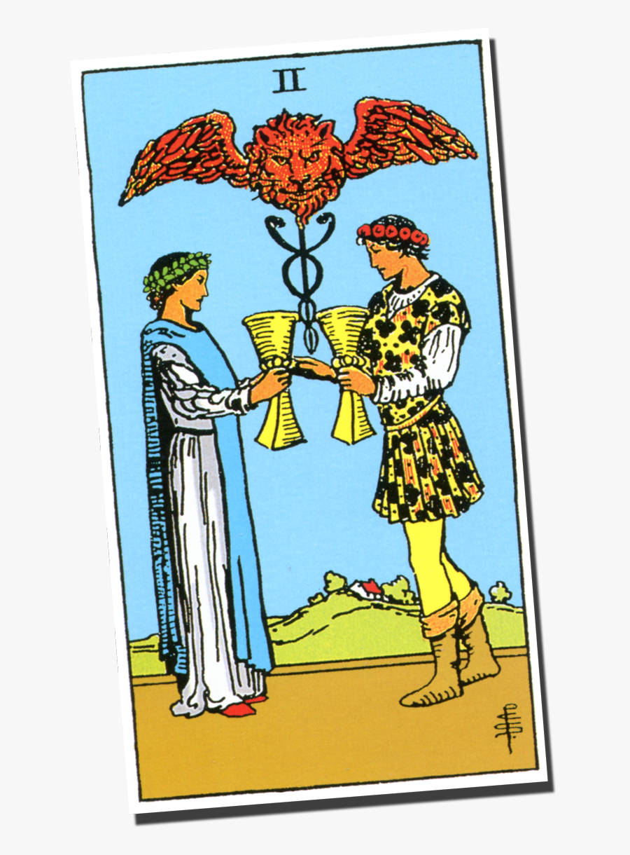 The Lovers Card From The Original Rider Waite Smith - Vibrant Rider