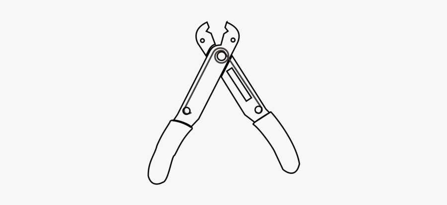 Line Art,angle,area - Wire Stripper Drawing, Transparent Clipart