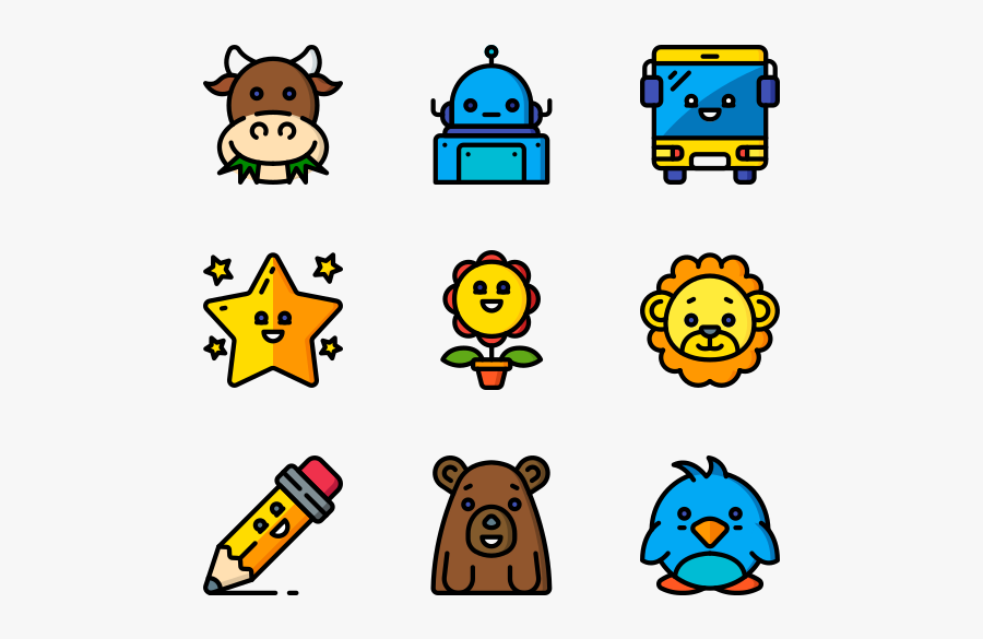 Cute Icons Png, Transparent Clipart