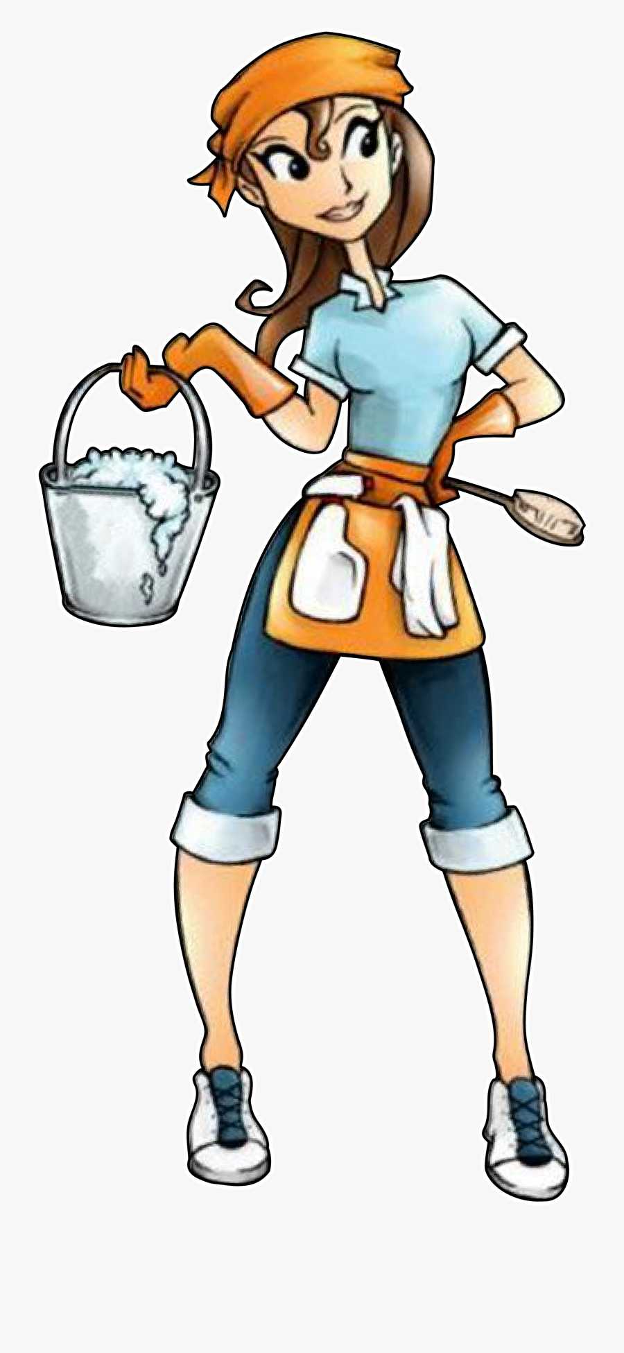 Clip Art Cleaning Lady - Logo House Cleaning Png , Free Transparent