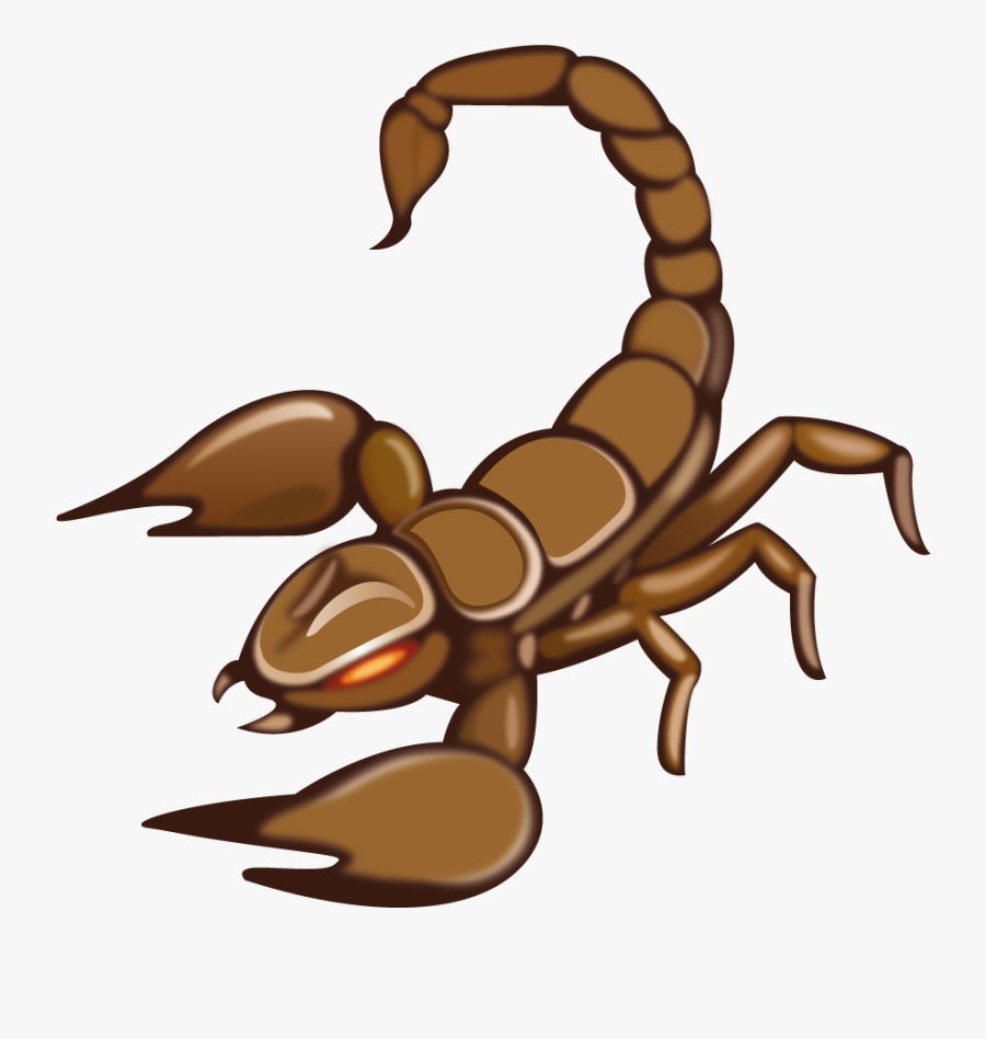 Scorpion Emoji, Transparent Clipart