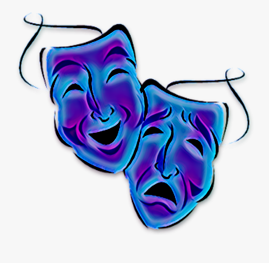 Transparent Theater Masks Png - Színház Maszk , Free Transparent ...