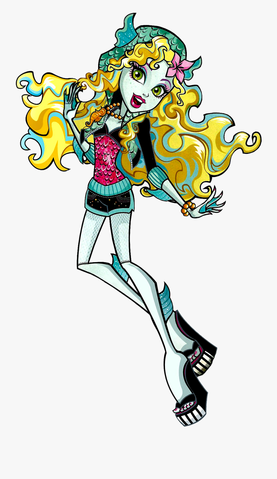 New Profile Art Blue Artwork, Monster High Birthday, - Lagoona Png, Transparent Clipart