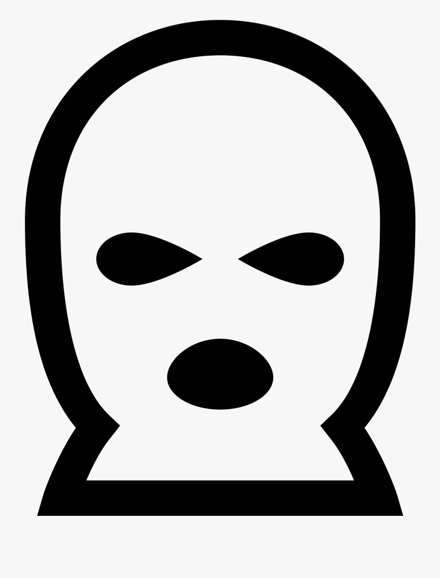 This Is An Icon Of A Ski Mask - Transparent Ski Mask Logo, Transparent Clipart