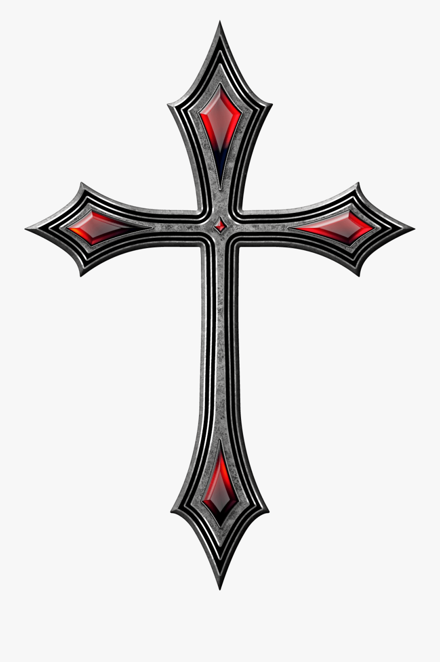 Pic Celtic Fashion Gothic Cross Free Download Png Hd - Gothic Cross, Transparent Clipart