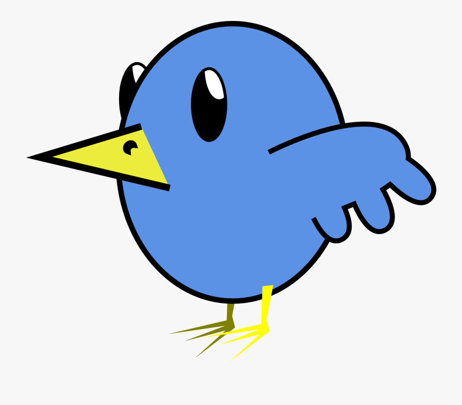 Twitter Bird Tweet Tweet 38 1969px - Green Bird Cartoon, Transparent Clipart