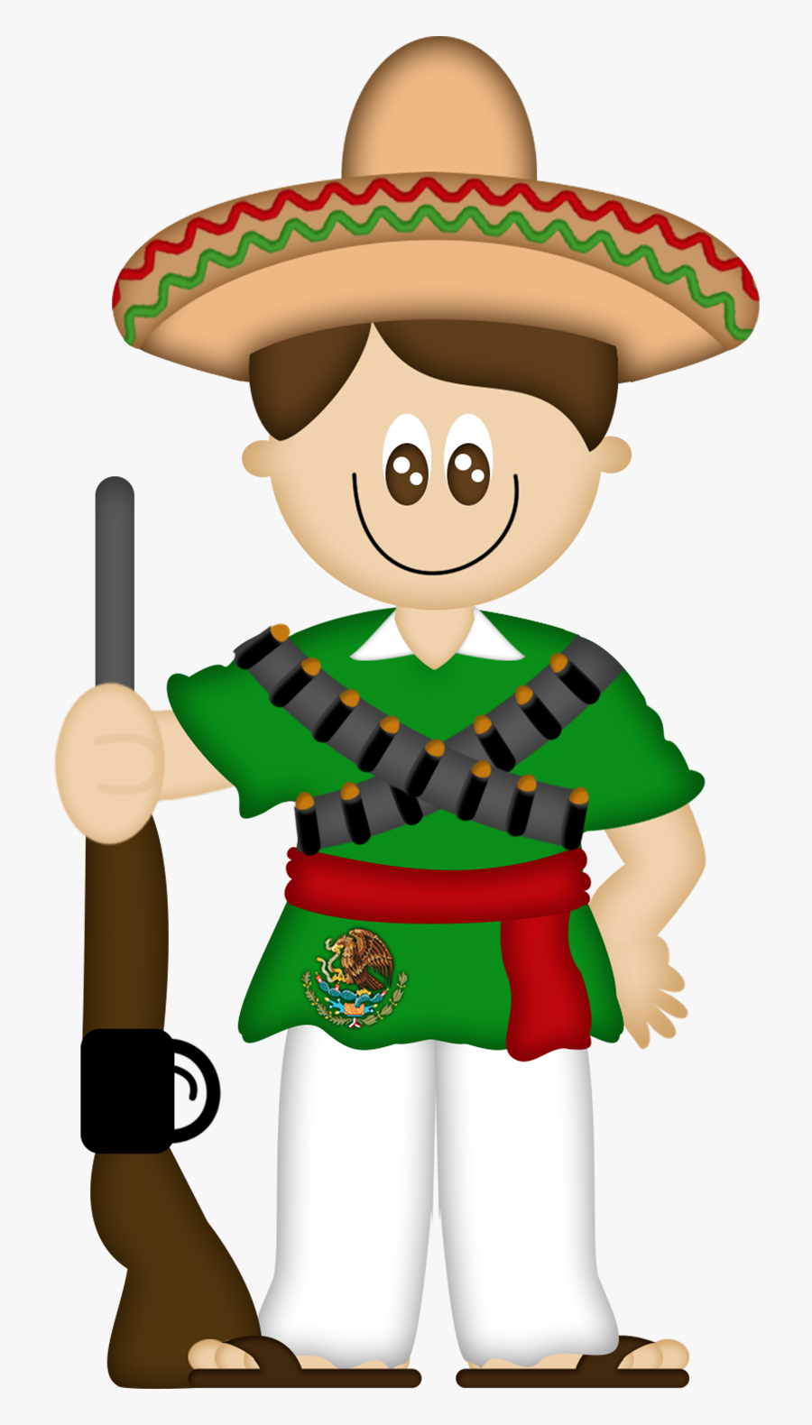 Maracas Clipart Mexicana - 16 De Septiembre Caricatura , Free ...