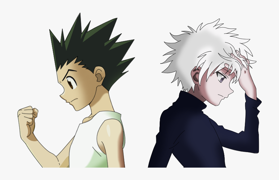 Killua Transparent Gon Clip Art Download - One Piece Hunter X Hunter Crossover, Transparent Clipart