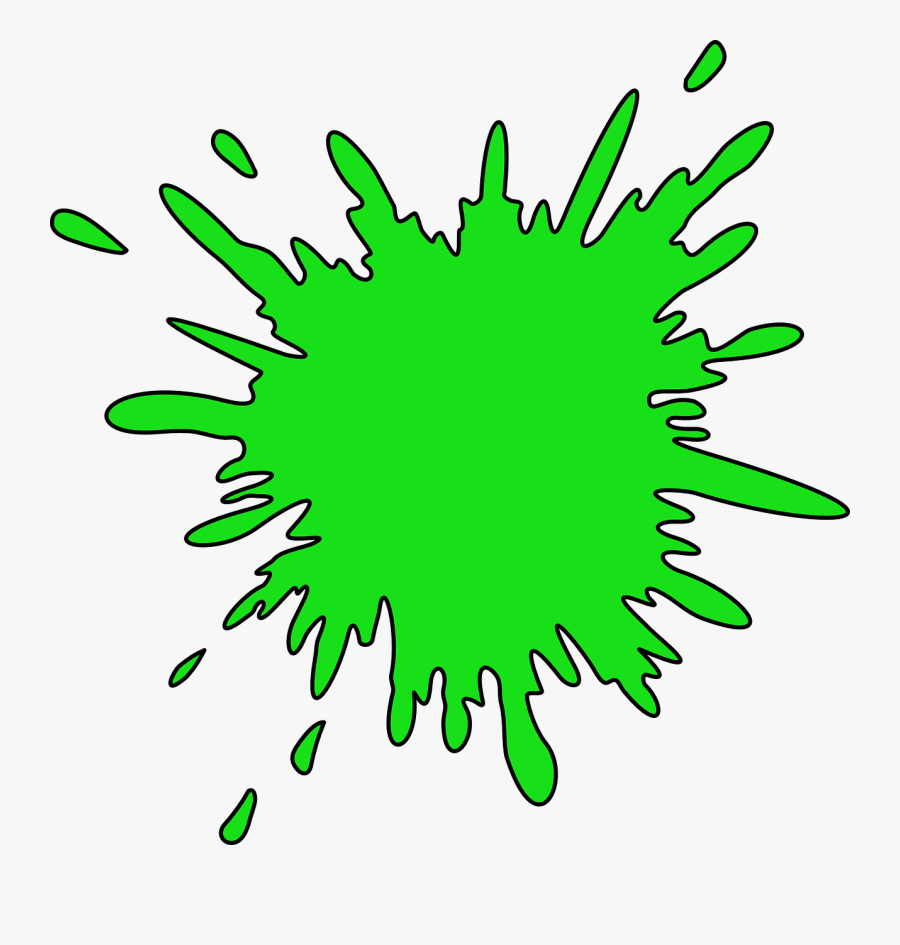Splat, Green, Mess, Splashing, Style, Backdrop, Stain - Clipart Bubble ...
