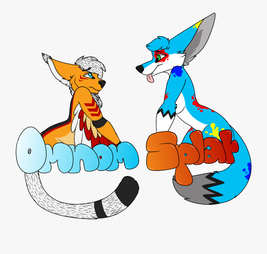 [g] Omnom & Splat Couples Badges - Om Nom And Splat, Transparent Clipart