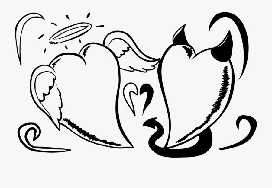 Drawings Of Heart Tattoos, Transparent Clipart