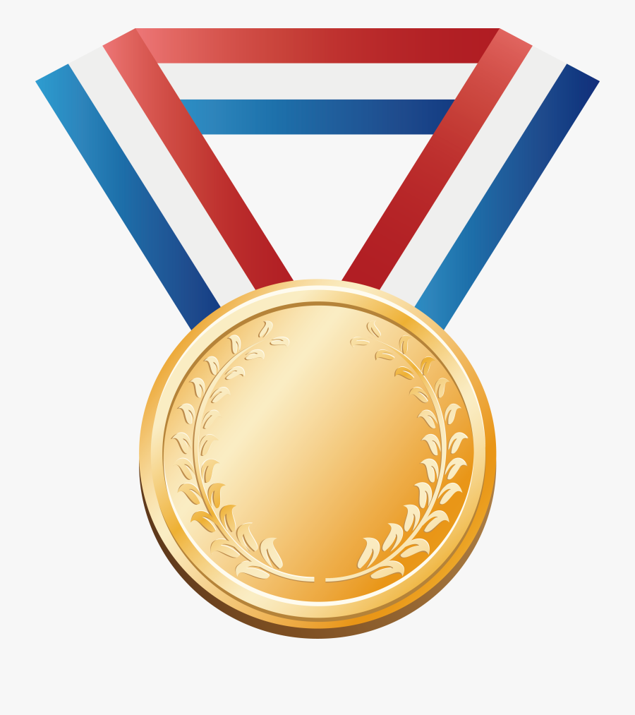 Medal,gold Medal,bronze Medal,award,silver Medal,clip - Gold Medal Png, Transparent Clipart