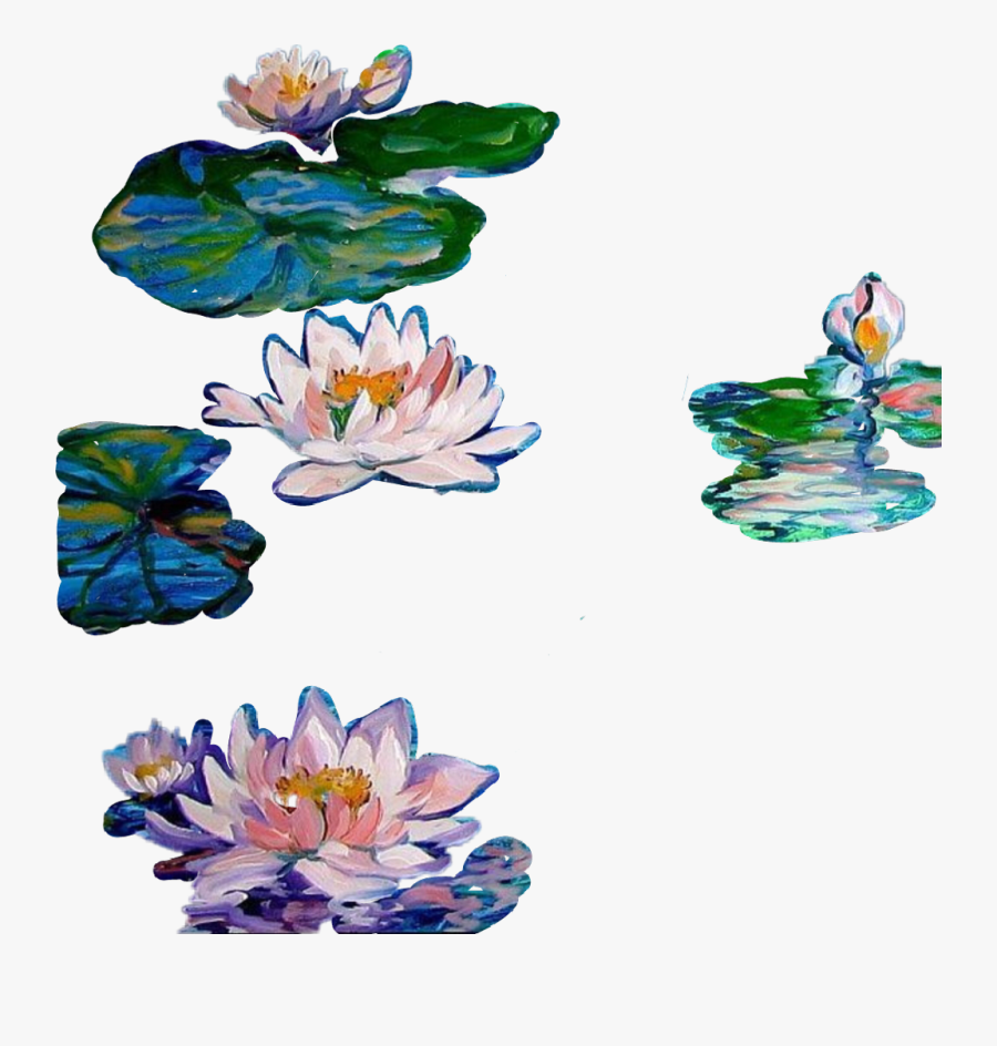 #colormehappy #water #lilypads #waterlily #waterlilies - Painting Of Water, Transparent Clipart