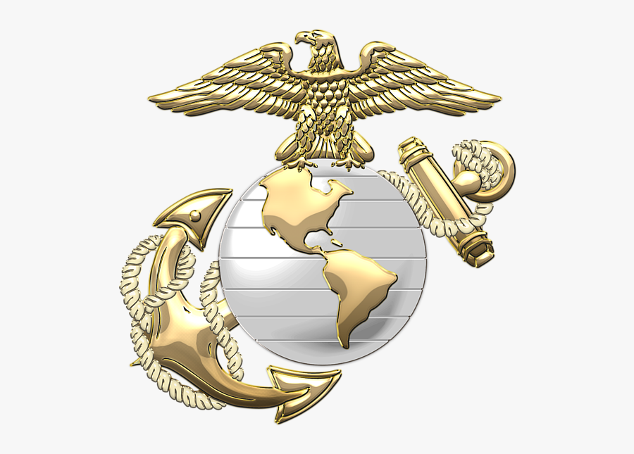 U S Marine Corps Clip Freeuse Library - Us Marine Logo Png, Transparent Clipart
