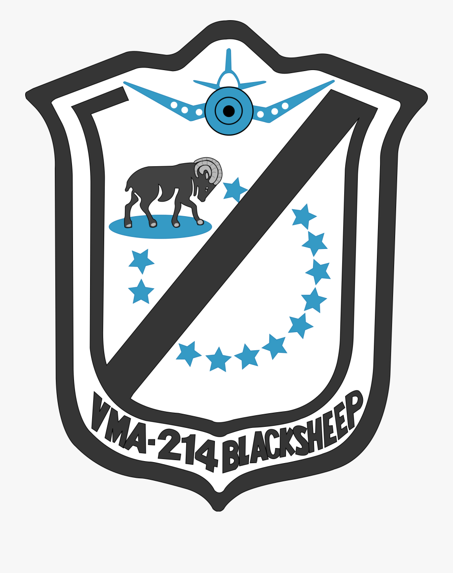Vma 214 Black Sheep Squadron, Transparent Clipart