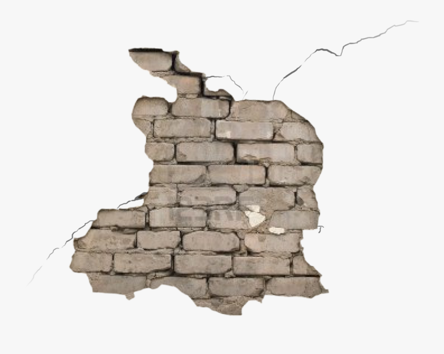 Hole Clipart Brick Wall Photoshop - Broken Brick Wall Png, Transparent Clipart