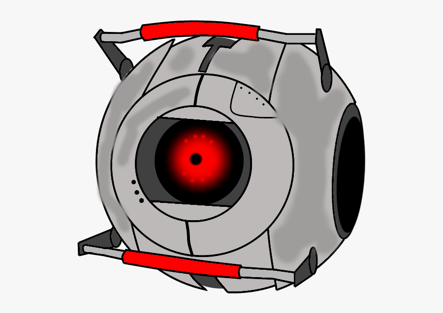 Anger Core Portal 2 By Thesmithsart - Portal 2 Curiosity Core, Transparent Clipart