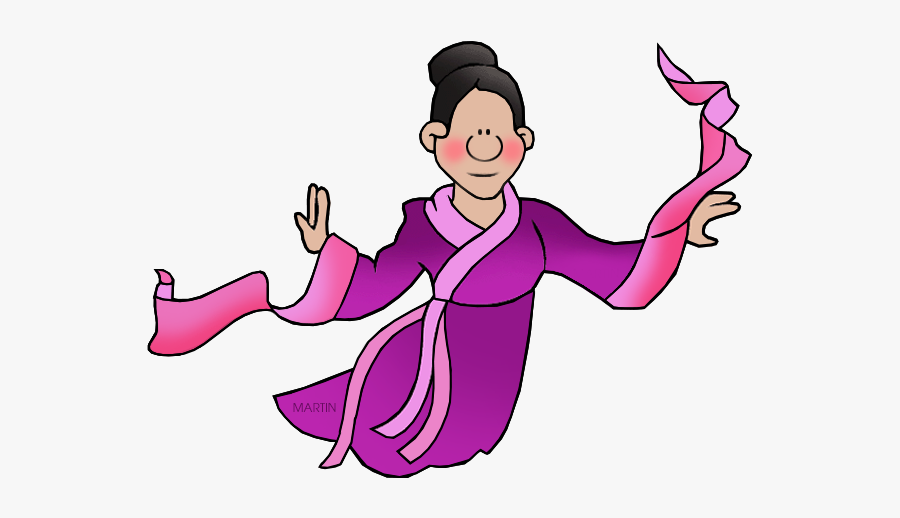 Chinese Woman - Animated Ancient Chinese People, Transparent Clipart
