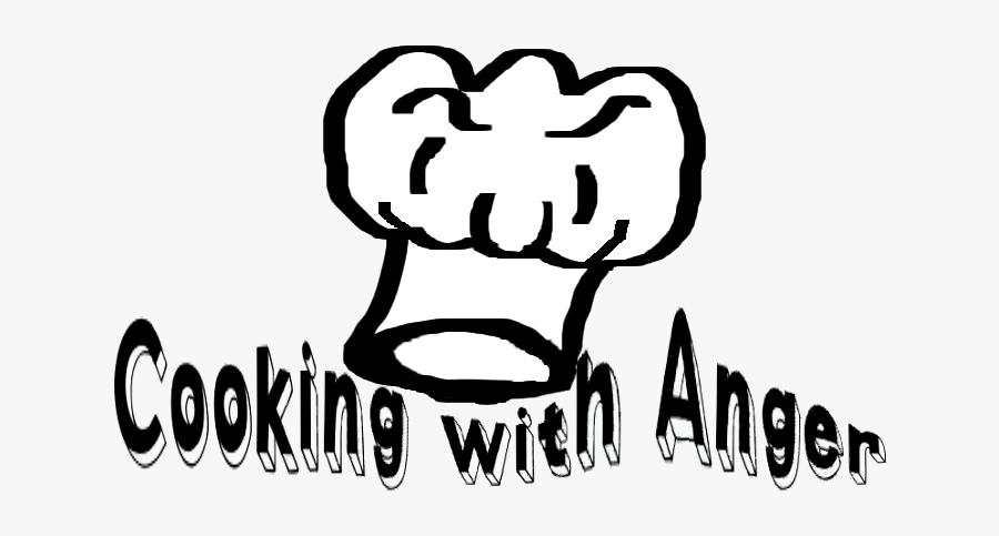 Cooking With Anger Logo, Transparent Clipart