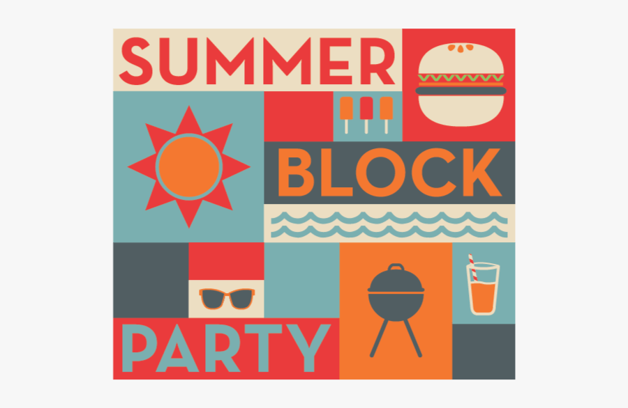 Saint Boniface Kersey - Summer Neighborhood Block Party, Transparent Clipart