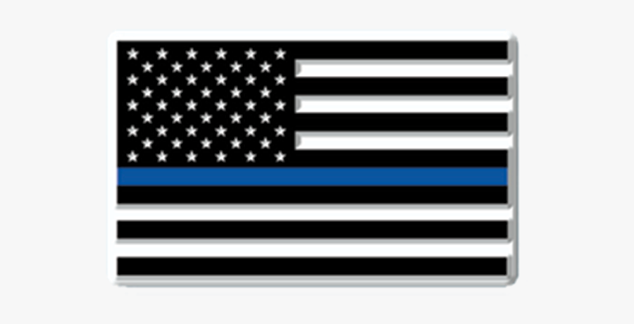 Custom Thin Blue Line Flag Wood, Transparent Clipart