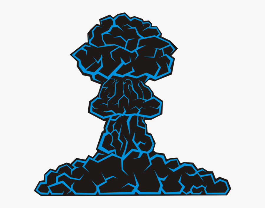 Mushroom Cloud Clip Art, Transparent Clipart