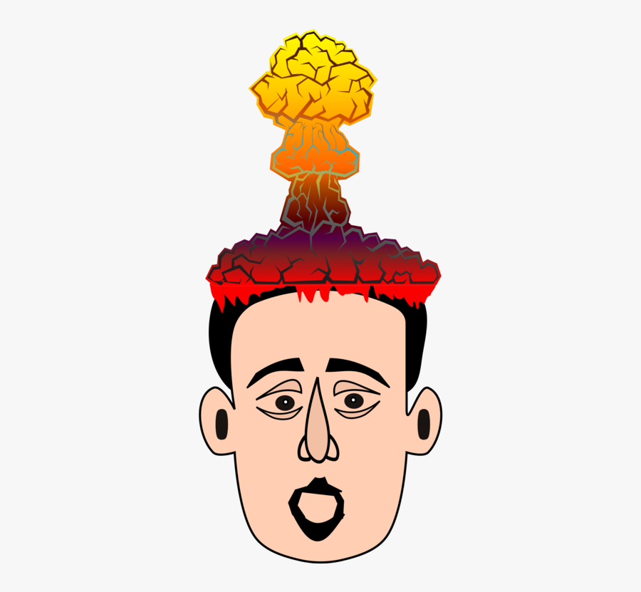 Head,art,organ - Nuclear Explosion Gif Png, Transparent Clipart