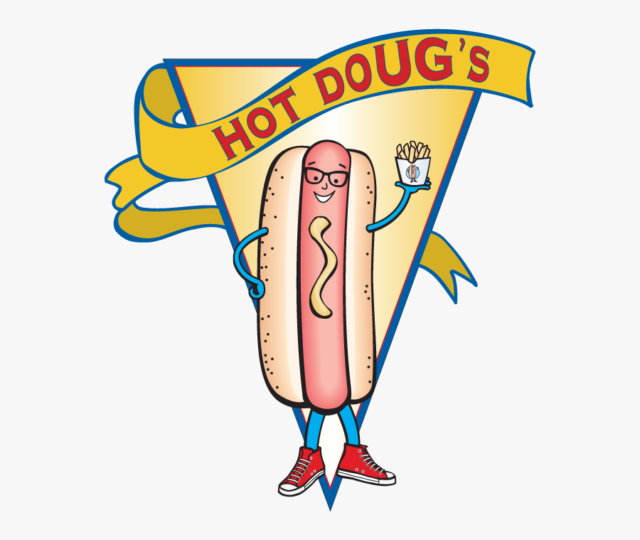 Hot Doug"s Clip Art Free Library - Hot Dougs Logo, Transparent Clipart