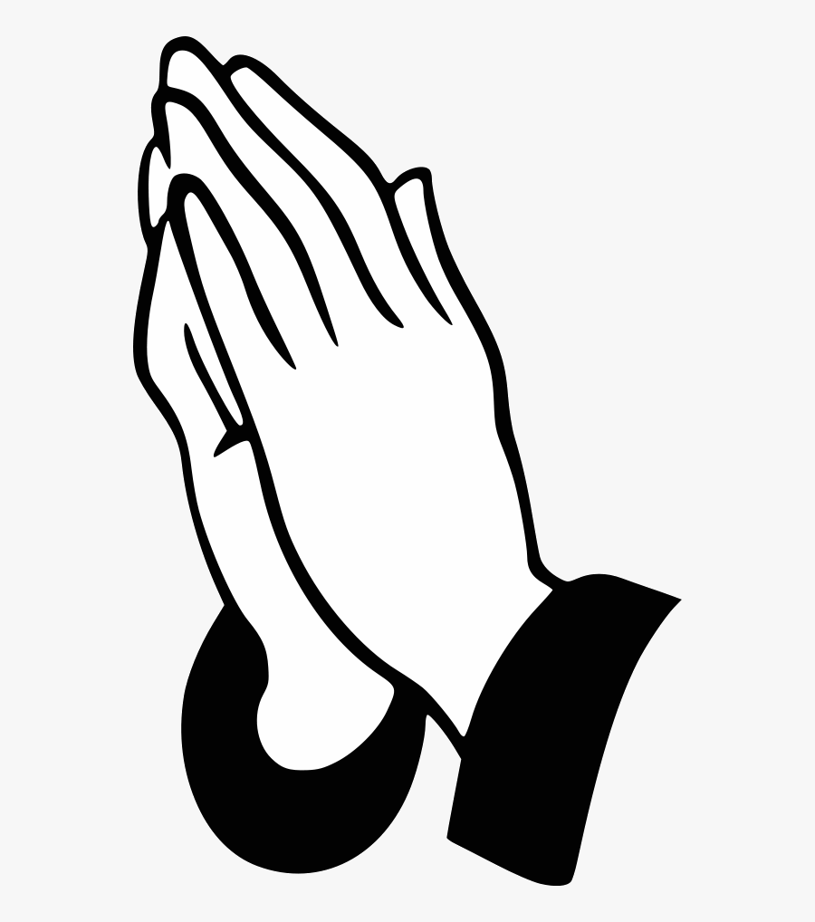 Does God Judge Our Prayers - Clip Art Prayer Hand, Transparent Clipart