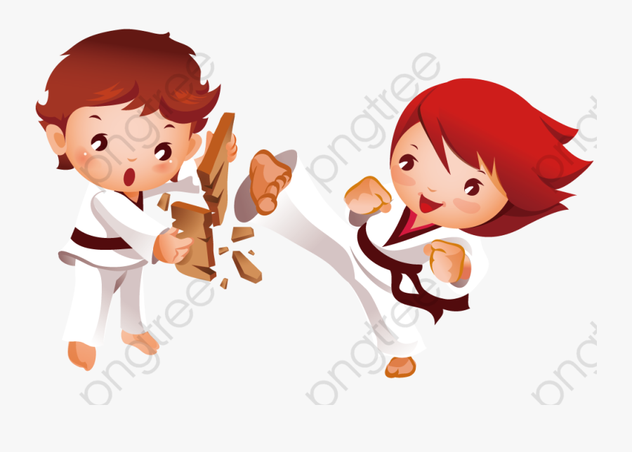 Taekwondo Training, Transparent Clipart