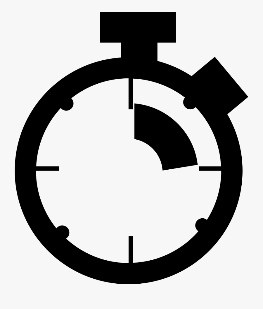 Stopwatch Tool To Control Test Time Comments - Transparent Timer 30 Seconds Png, Transparent Clipart