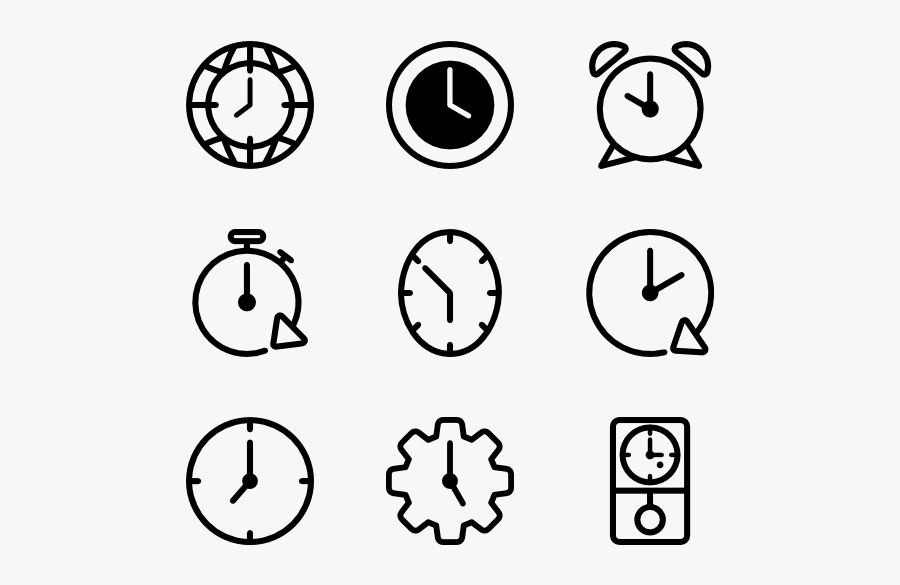 Time - Circle, Transparent Clipart