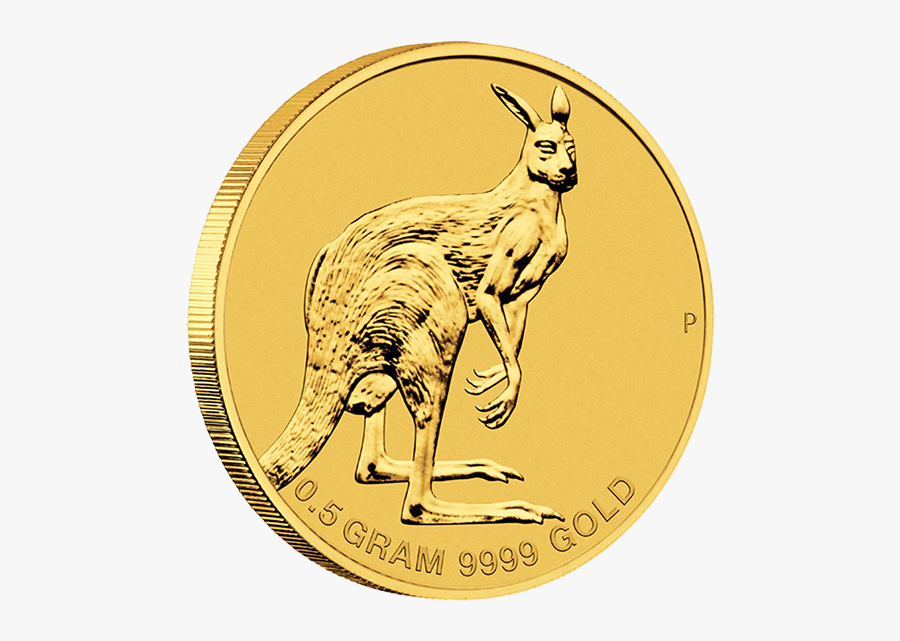 Australia 2013 2$ Mini Roo 2013 0,5g Gold Coin - Gold Coin, Transparent Clipart