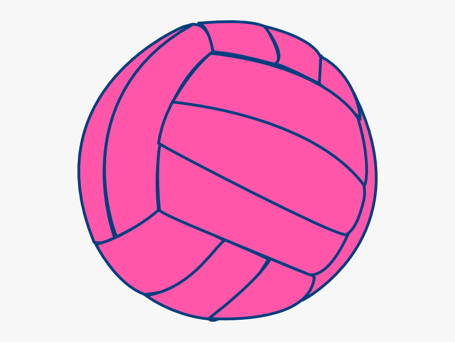 28 Collection Of Pink Volleyball Clipart - Transparent Netball Clip Art ...