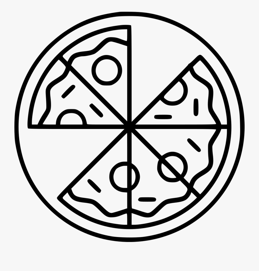 Clipart Black And White Download Pizza Svg Whole - Transport Nato Symbol, Transparent Clipart