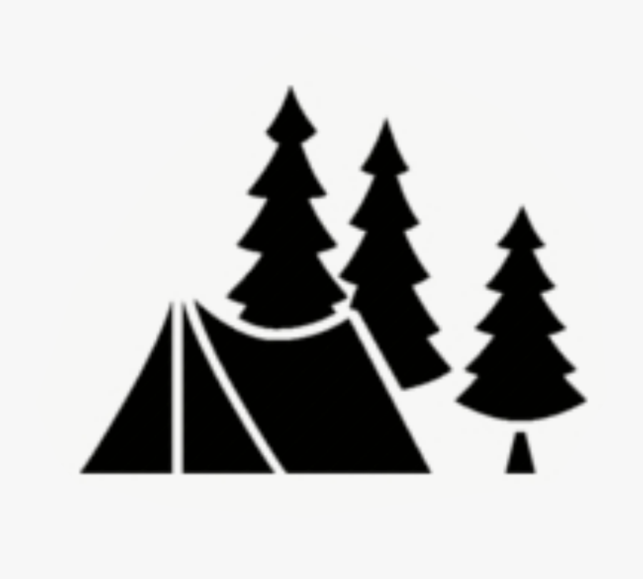 S"more Camping Campsite Outdoor Recreation Tent - Tent Camping Silhouette Png, Transparent Clipart