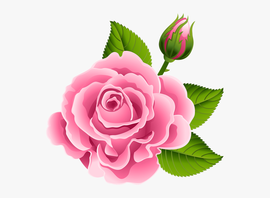 Clipart Pink Rose Bud, Transparent Clipart