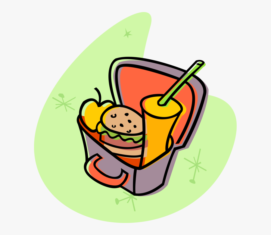 Transparent Lunch Box Clipart - Lunch Clip Art, Transparent Clipart