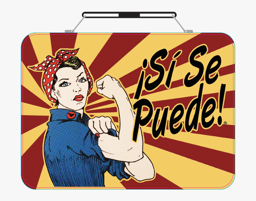 Retro Lunch Box / Huelgista - Yes We Can, Transparent Clipart