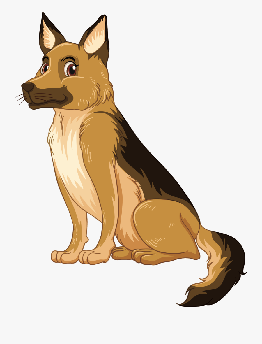 Cartoon German Shepherd Png , Free Transparent Clipart - ClipartKey