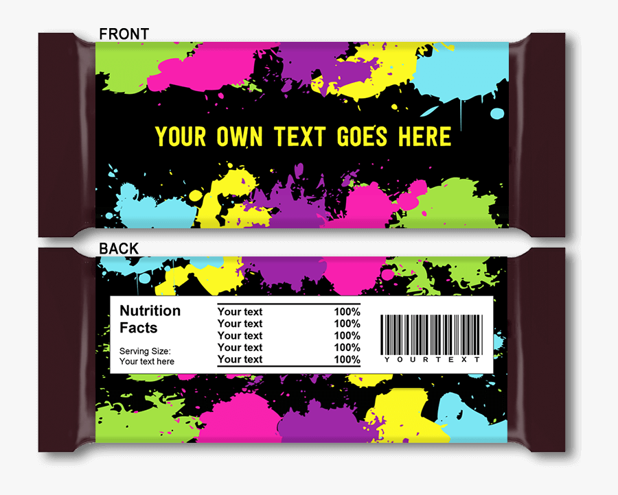 Diy Hersheys Candy Bar Wrapper, Transparent Clipart