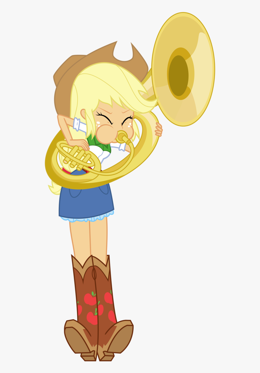 Eg Applejack Tuba, Transparent Clipart