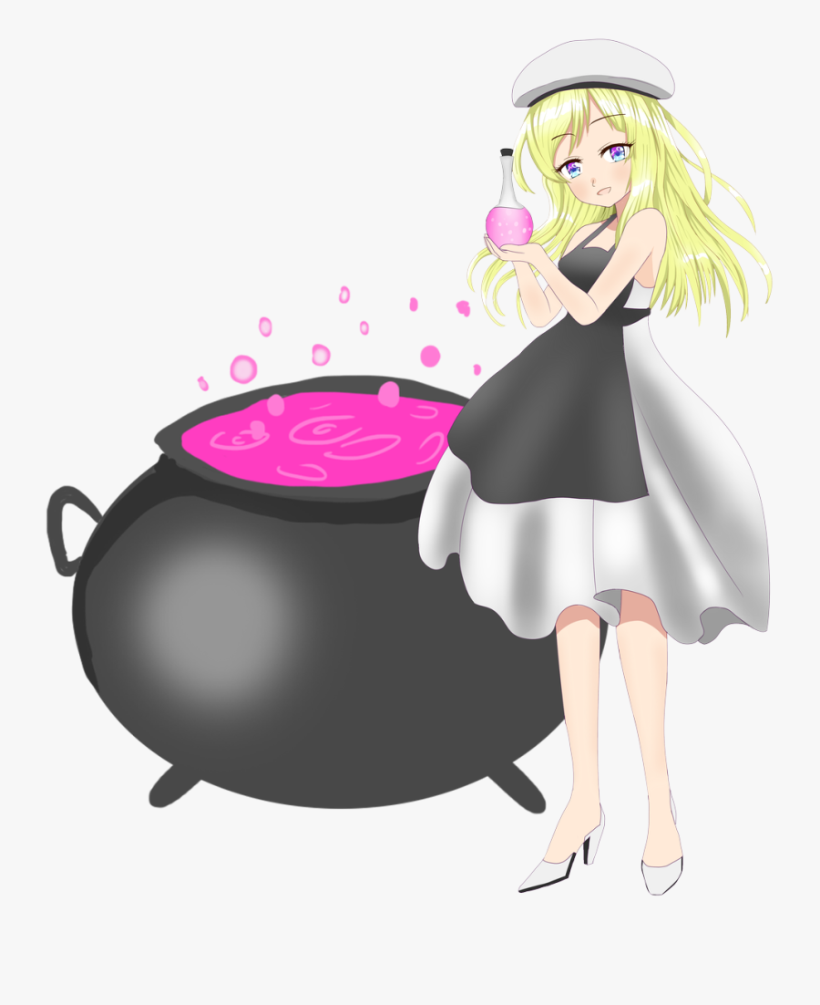 Cauldron Clipart Anime - Illustration, Transparent Clipart